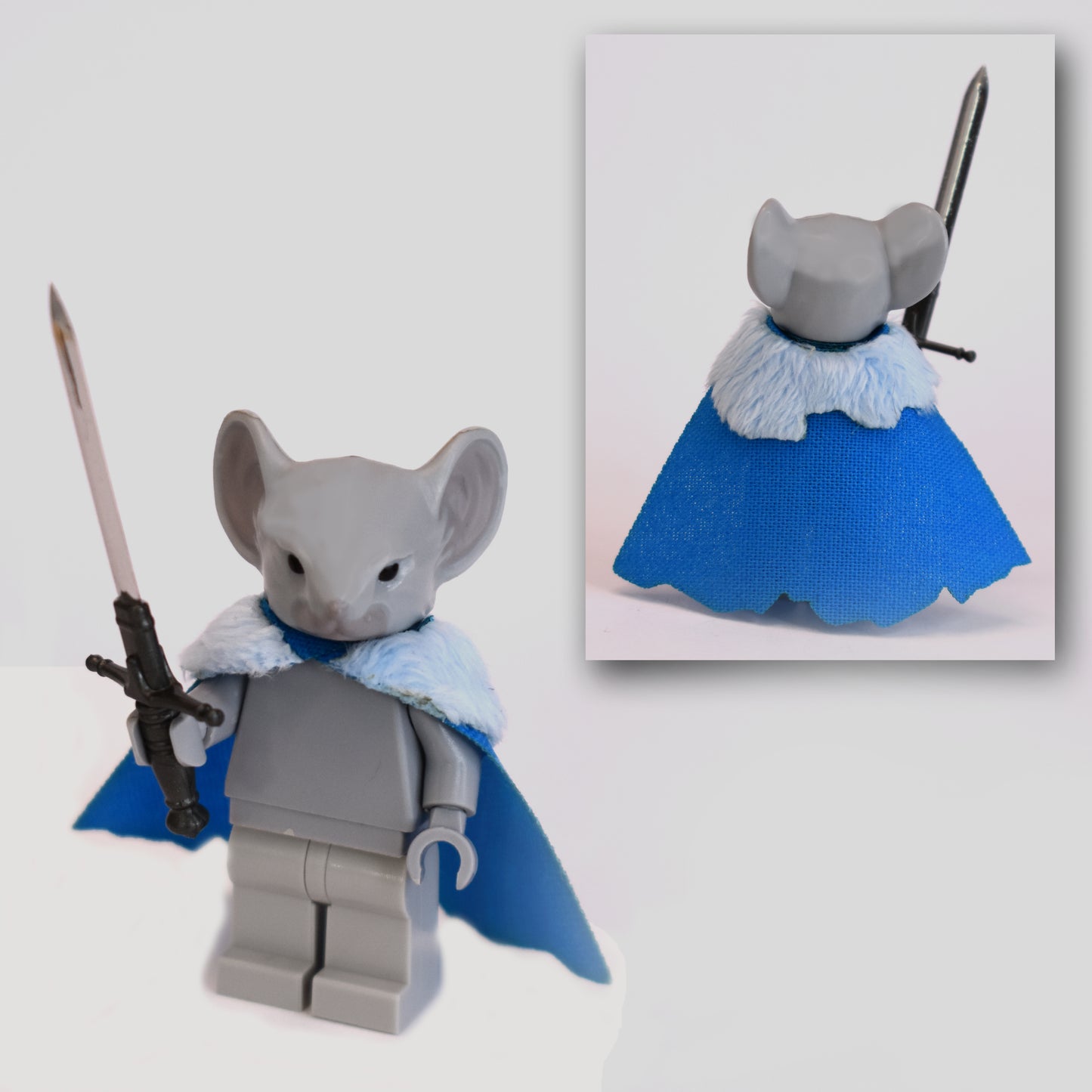Rodent Warrior Cape with Fur
