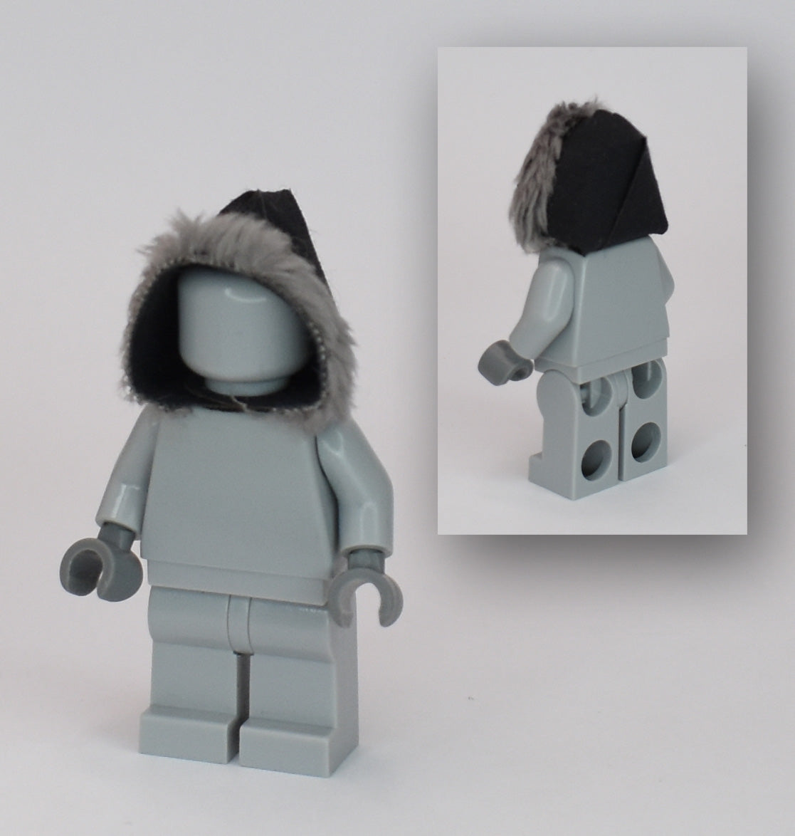 Hood with Fur (Various Color Combos)