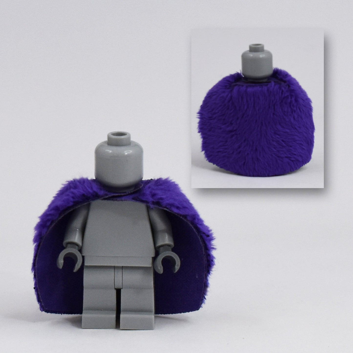 dark purple MidCape with full fur