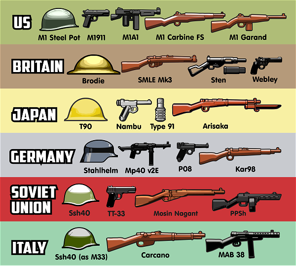 BrickArms Weapons Packs