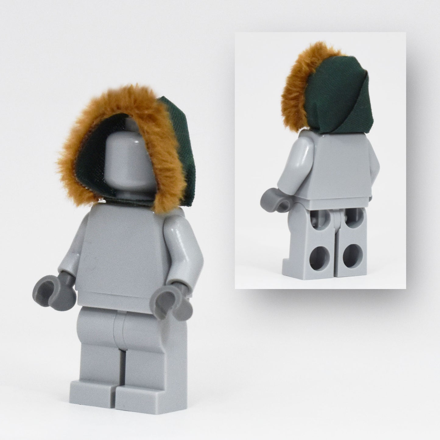 Hood with Fur (Various Color Combos)