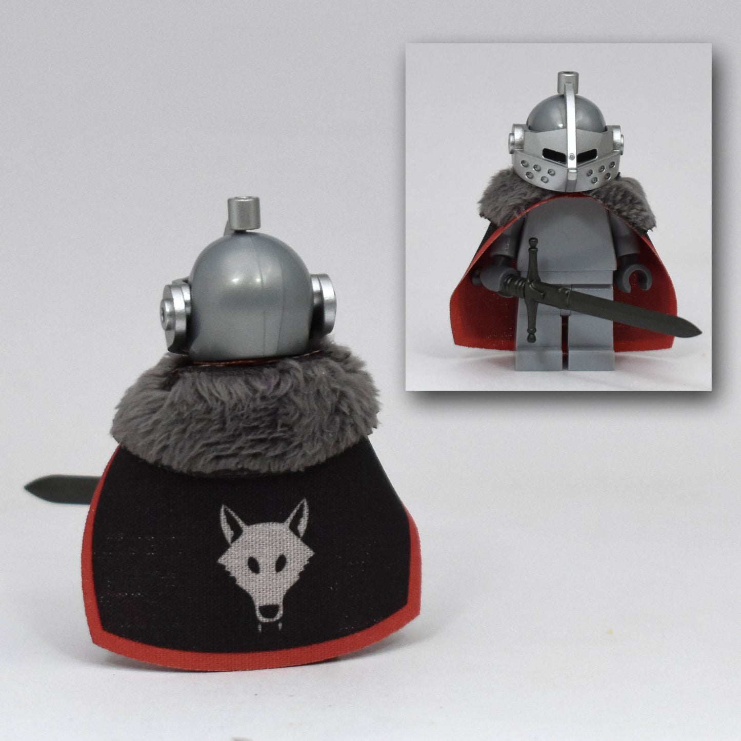 MidCape - Printed w fur